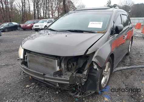 2012 Honda Odyssey Touring/Touring Elite из США, поврежденный, VIN 5FNRL5H98CB102179